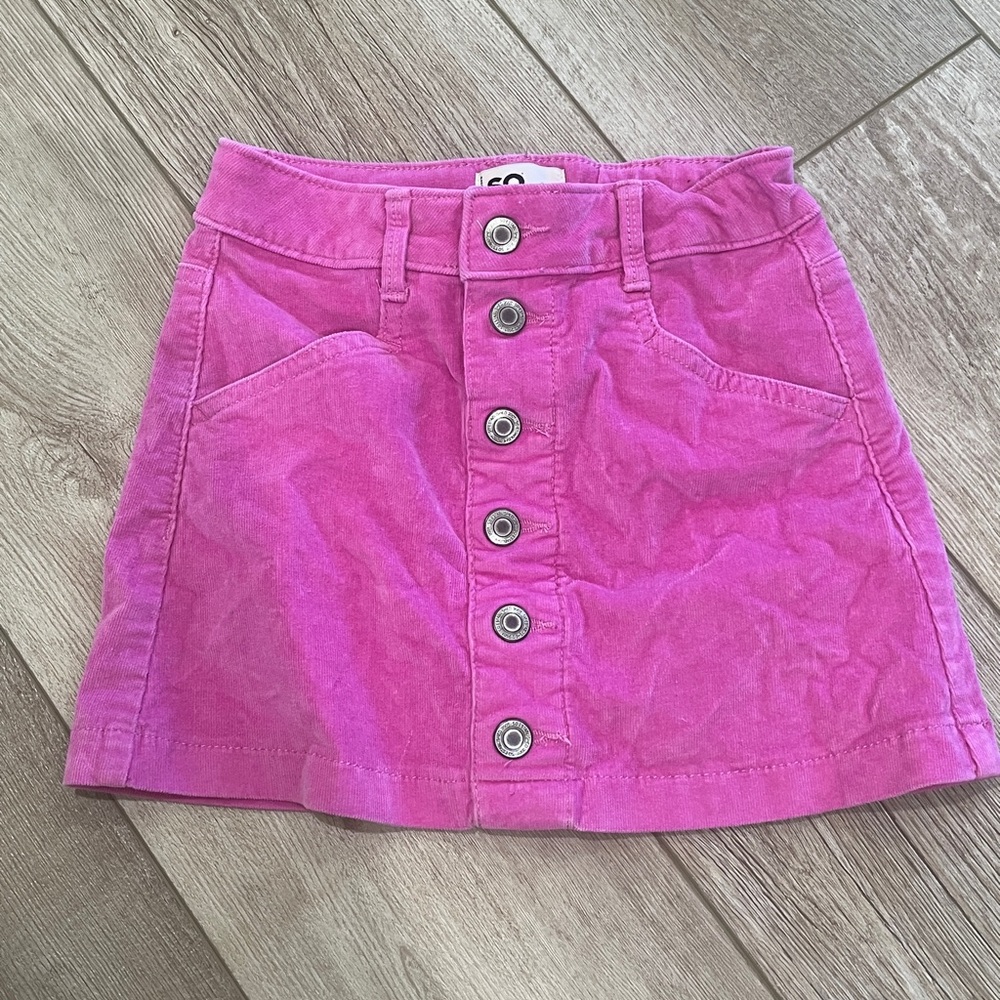 SO Pink corduroy skirt size 7